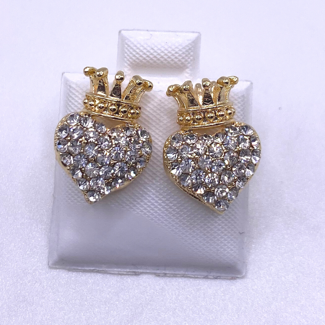 KING/QUEEN OF HEARTS Clear Stone