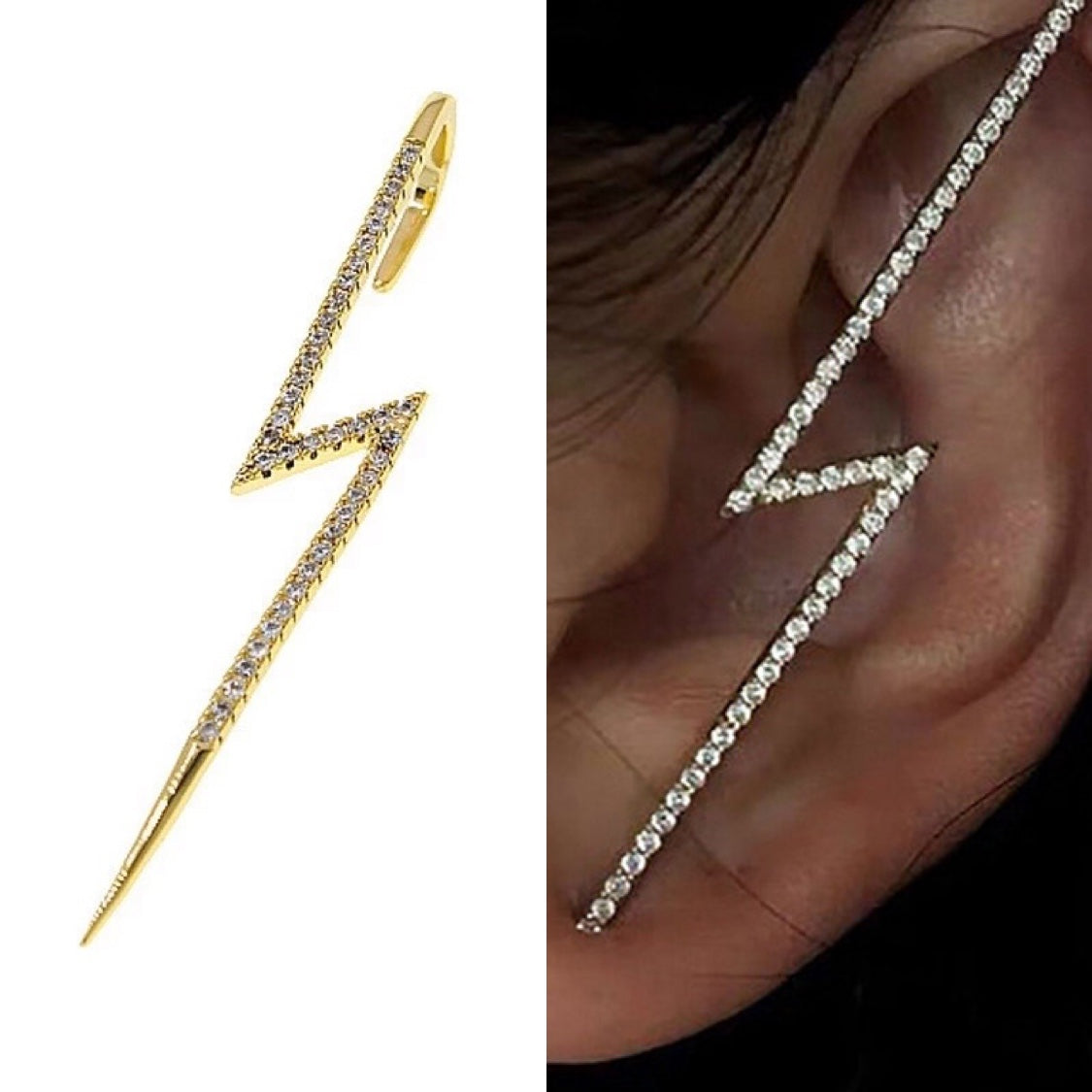 HOOK EARRING Lightning